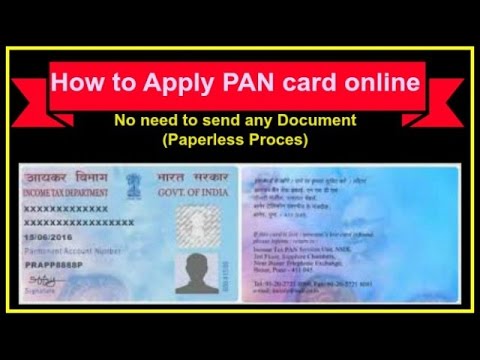 Fresh 100 Paperless Pan Card Apply