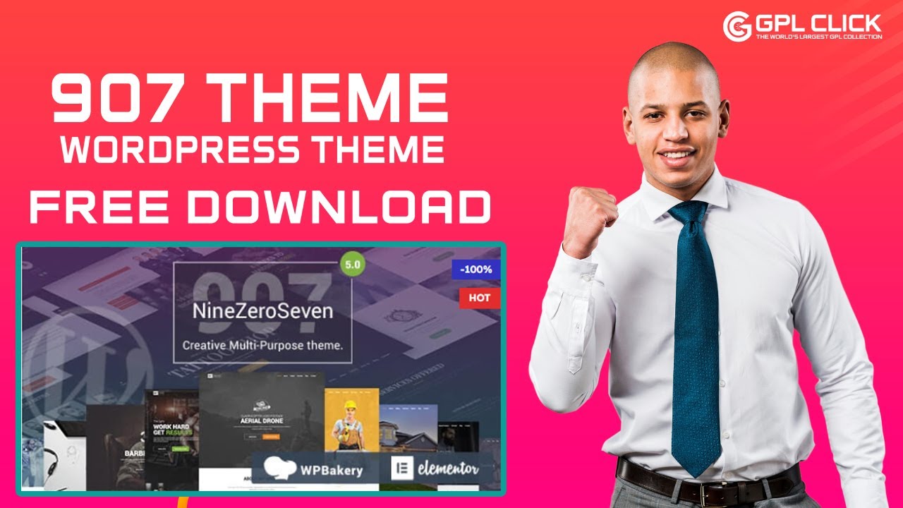 907 Theme Free Download Latest Version | Lifetime Free Updates | GPLCLICK