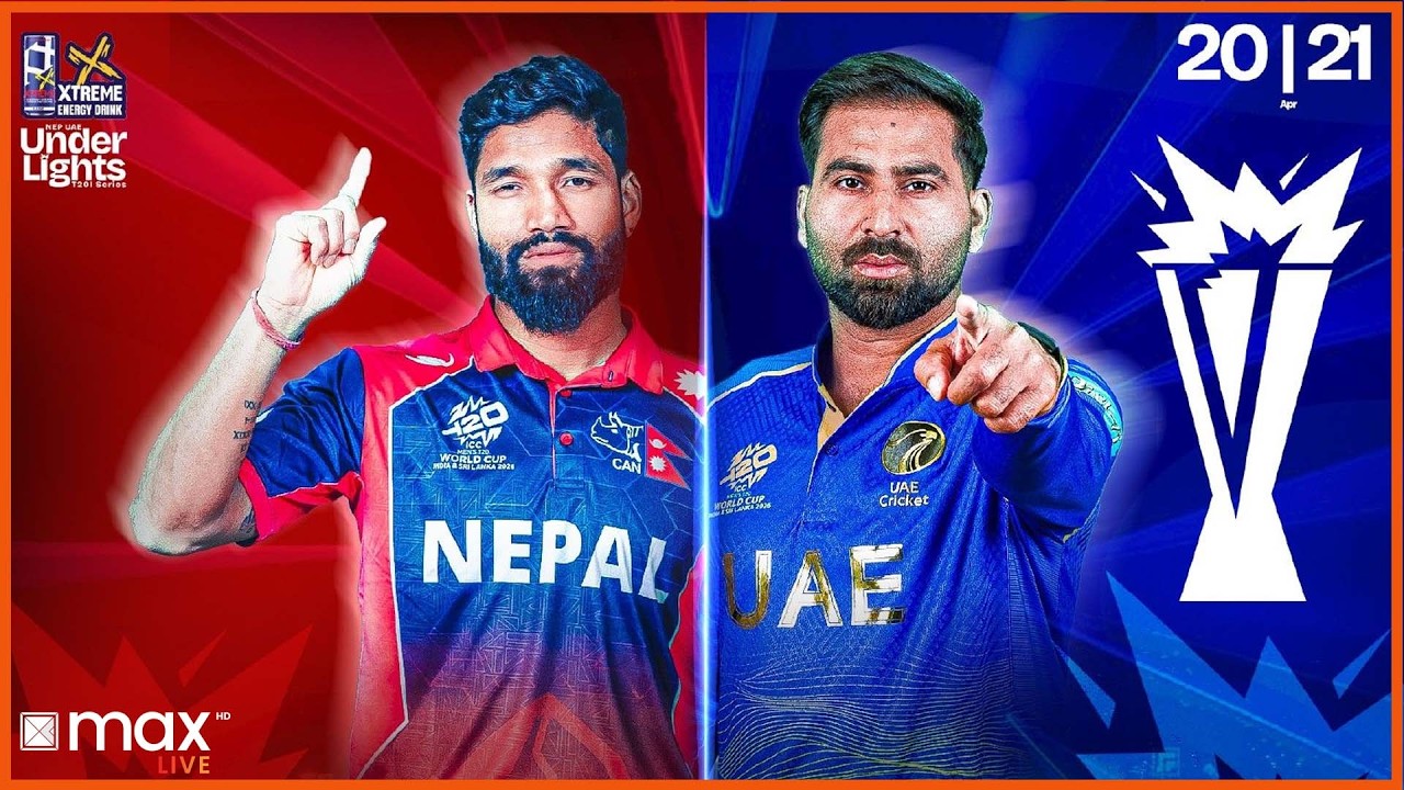 Nepal vs UAE Under Lights T20I Series Day-2 썸네일