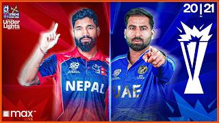 Nepal Vs UAE Under Lights T20I Series | Day-2 | 21 April 2026 | Kantipur Max HD screenshot 1