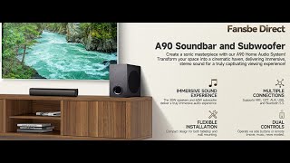 Fansbe Direct Sound Bar Speakers Bluetooth Wireless