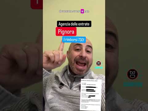 Video Rimborsi modello 730/25 pignorato da agenzia delle entrate