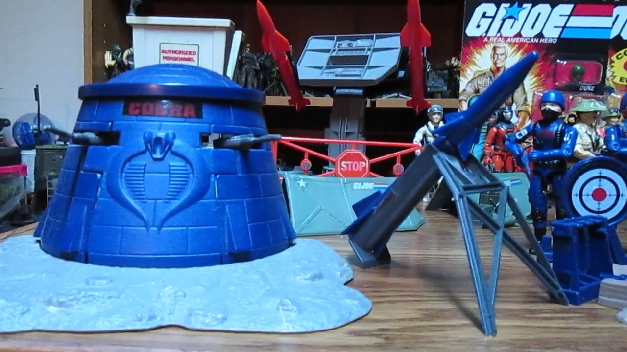 G.I.Joe 1985 3 Battle Stations 2 of the 3 Battlefield Accessories