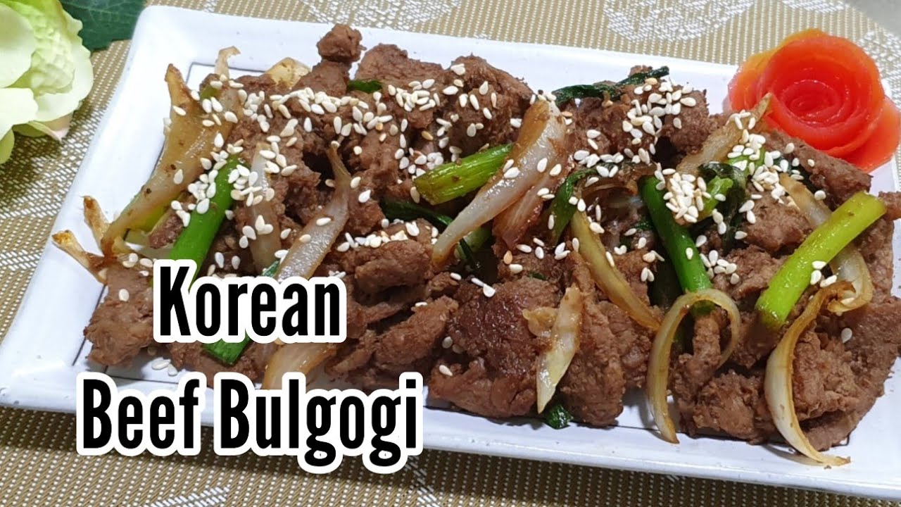 Bulgogi Daging Sapi / Easy Korean Beef Bulgogi Recipe YouTube