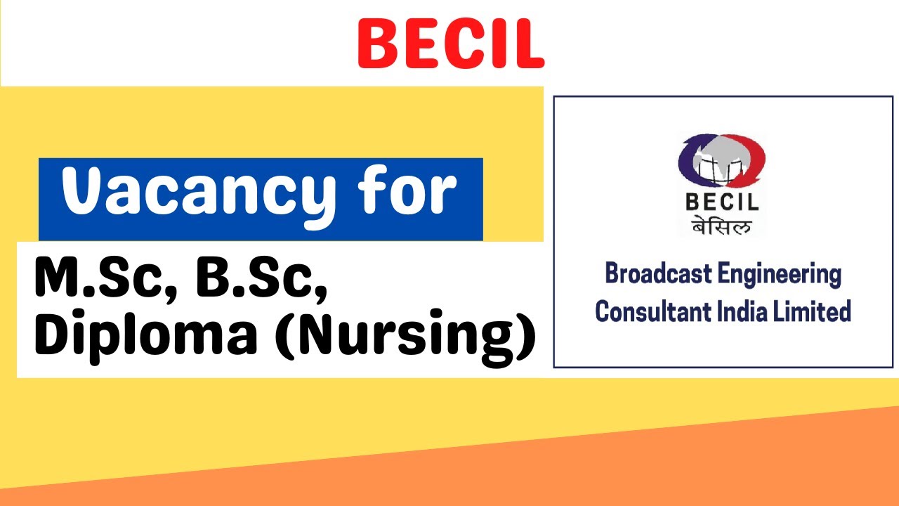 BECIL || Broadcast Engineering Consultant India Limited Recruitment || Government Jobs 2022