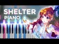 Porter Robinson & Madeon · Shelter | LyricWulf Piano Tutorial on Synthesia