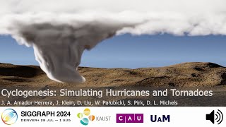 Cyclogenesis: Simulating Hurricanes and Tornadoes (SIGGRAPH 2024)