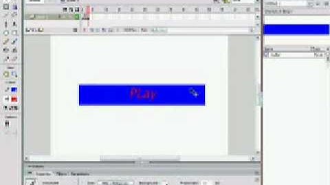 How to make a Flash Loading and play button