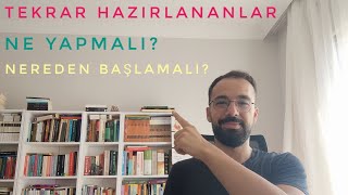 Tekrar Hazırlananlar İçin KPSS Çalışma Programı