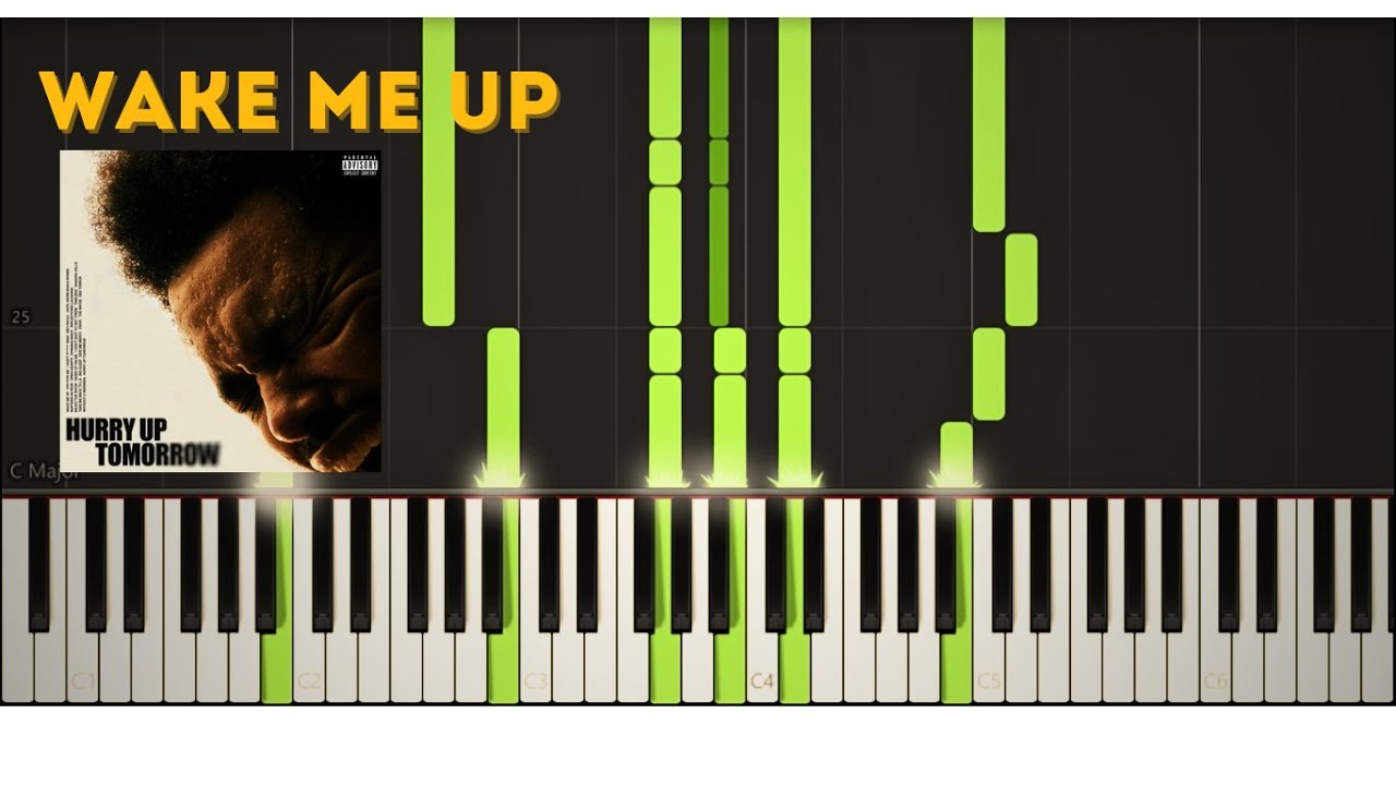 the weeknd - wake me up (PIANO COVER)