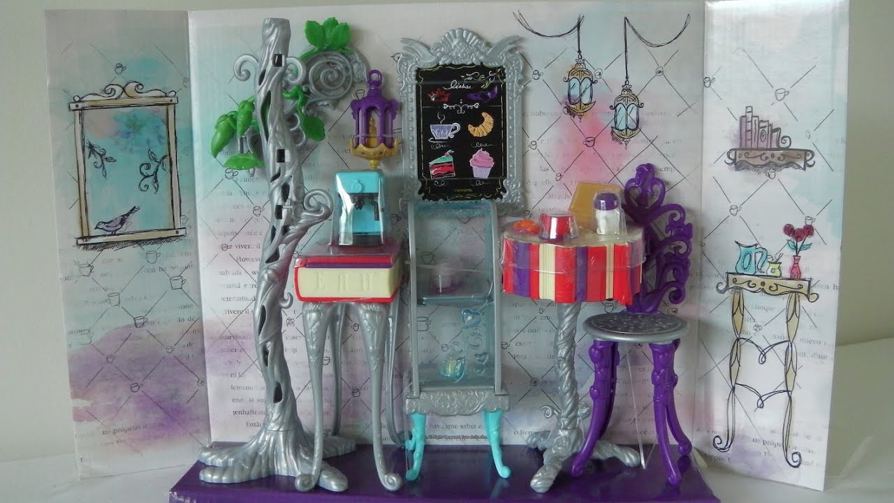 Abrindo e mostrando o playset Beanstalk Bakery de Ever After High 