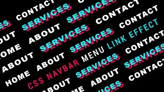 CSS Navbar Menu Link Effect. Tutorial for beginners. #html #css #navbar #link #effect #fyp #ui #ux