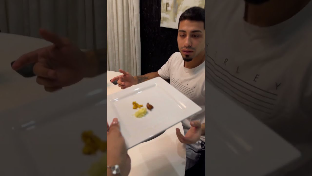 Mom Serves Son Big Plate Of Food And Gives Dad A Little Bit Shorts