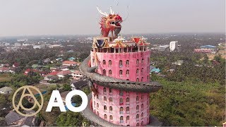 Step Inside the Giant Dragon of the Wat Samphran Temple