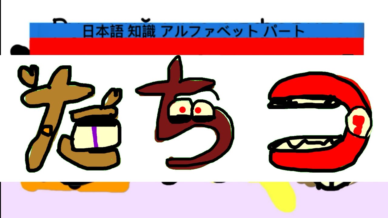 日本語 知識 アルファベット パート 5 | Japanese alphabet lore Part 3 (alphabet lore parody) Смайл Телевизорович