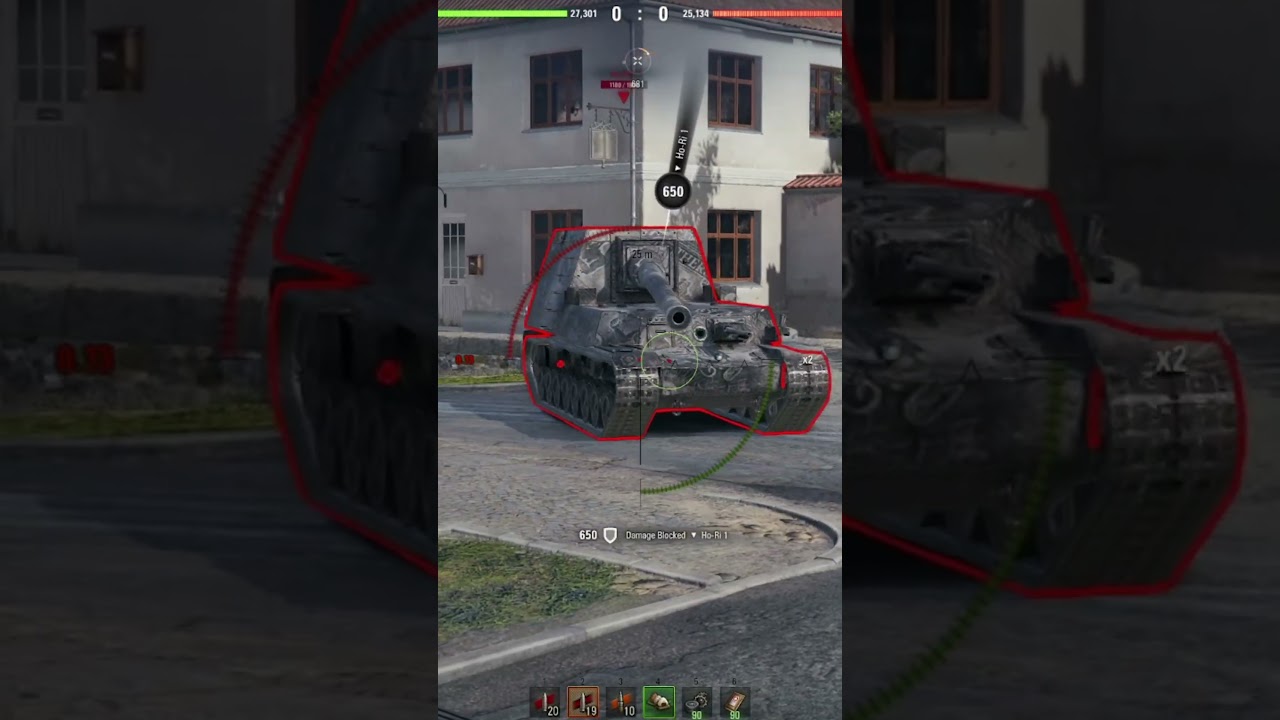 TYPE 5 HEAVY pushing enemies 