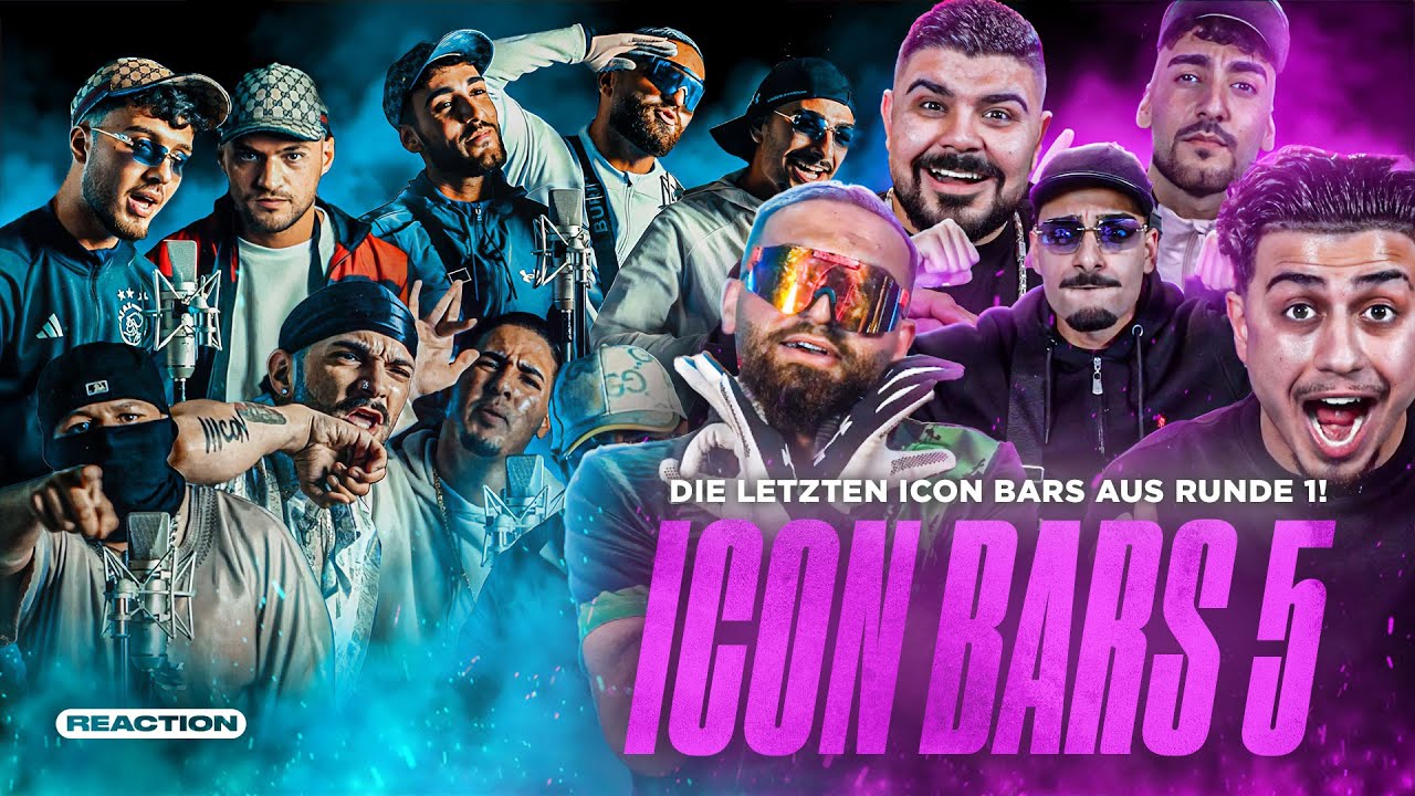 DIE BESTE ICON BARS FOLGE MIT NEUEN HITS 🤩 ICON BARS VOL. 5 | Reaction mit Delil, Cali & Mowgli