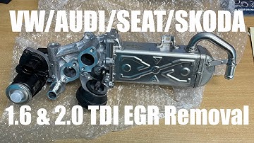 VW 1.6 + 2.0 TDI EGR + Cooler Removal - VAG Cars Audi Seat Skoda How To DIY Golf MK6 A3 A4 Leon