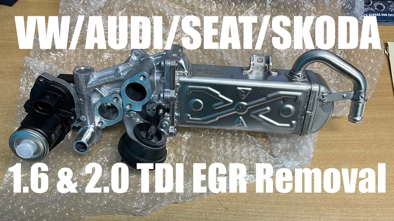 VW 1.6 + 2.0 TDI EGR + Cooler Removal - VAG Cars Audi Seat Skoda How To DIY  Golf MK6 A3 A4 Leon 