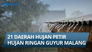 INFO CUACA 12 FEBRUARI 2023, Hujan Petir akan Melanda 21 Daerah, Hujan Ringan Guyur Lumajang