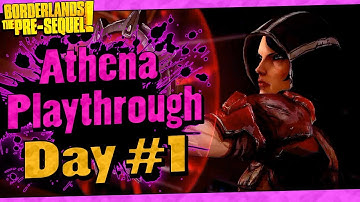 Borderlands The Pre-Sequel | Athena Playthrough Funny Moments And Drops | Day #1