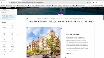 ¿Cómo editar texto, títulos e imágenes en tu web? [Wordpress@Elementor ]