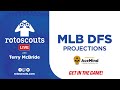 MLB DFS Strategy - DraftKings &amp; FanDuel - 6/17 rotoscouts MLB Lineup Card LIVE