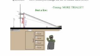 Horizontal Projectile Error Analysis