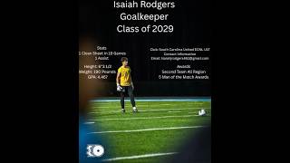 Isaiah Rodgers l Class of 2029 l Goalkeeper l Spring Highlight Reel