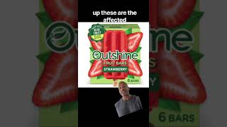 Outshine Fruit Bars recalled after glass reports! Check your freezer. #FoodRecall #FDARecall