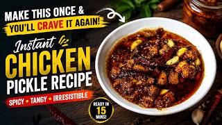Download lagu Make This Once & You’ll Crave It Again! | Instant Chicken Pickle Recipe | Spicy, Tangy & Delicious