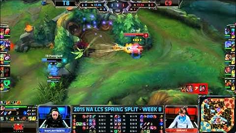 Team 8 vs Cloud 9 | S5 NA LCS Spring 2015 Week 8 Day 2 | T8 vs C9 W8D2G3 VOD 60FPS