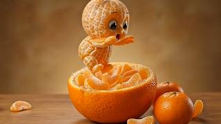 Cute or Creepy? AI Fruit Babies & Soft Fruit Bath | The Ultimate Relaxing ASMR screenshot 4