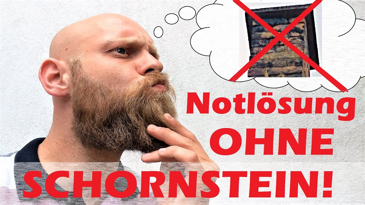 Notlösung 🔥 OFEN ohne Schornstein betreiben! HOLZOFEN kein Kamin