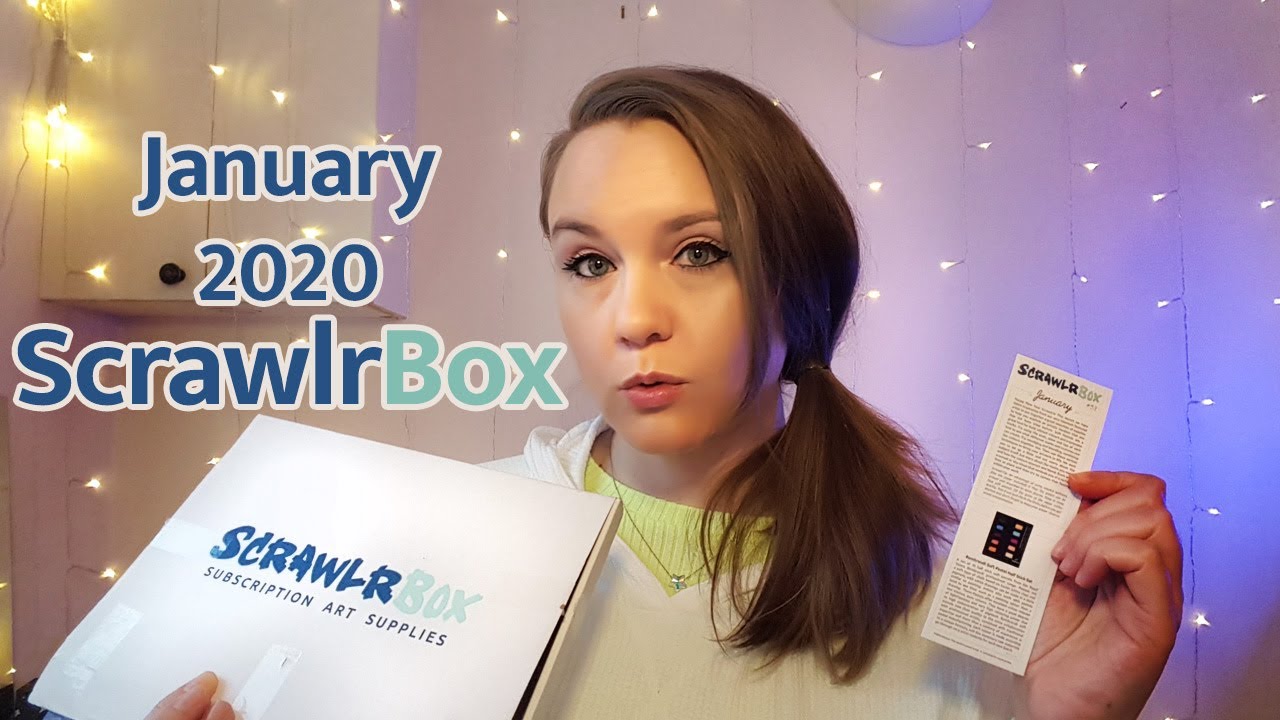 January 2020 ScrawlrBox UNBOXING and Scrawlrchallenge!