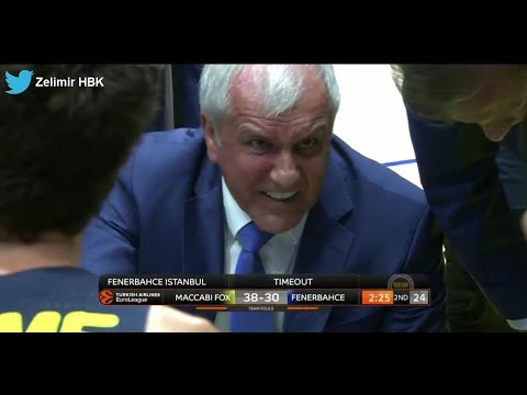 Zeljko Obradovic molada Sloukas'ı fena halde fırçalıyor! 🤐