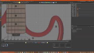 Cinema 4d - UV Electric Guitar Modeling