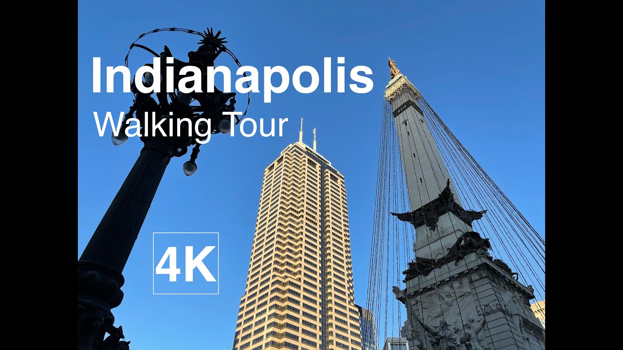 Indianapolis Evening Walking Tour [4K]
