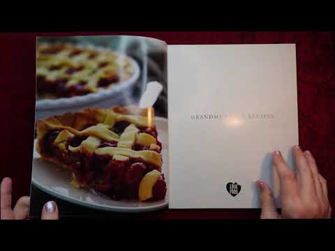 ASMR | Grandma's Best British Recipes Book! - Whispered Reading & Browsing!