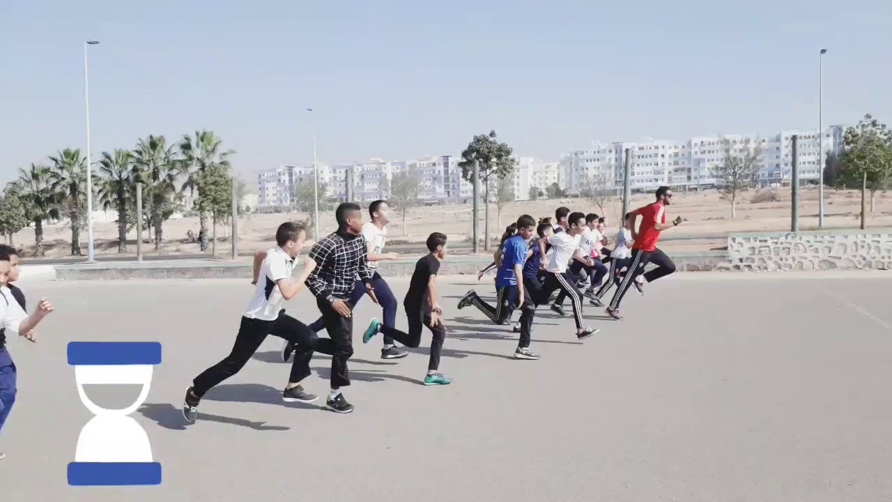 الحصة التطبيقية ما قبل الأخيرة.،من حصص *الجري السريع *(عبارة عن إختبار تجربي للوحدة )