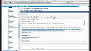 Cascade Server - Editing Content