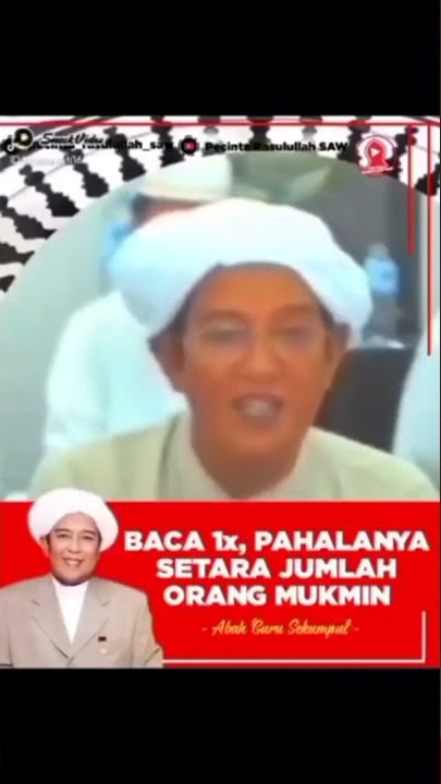 Amalkan ini -Abah guru sekumpul