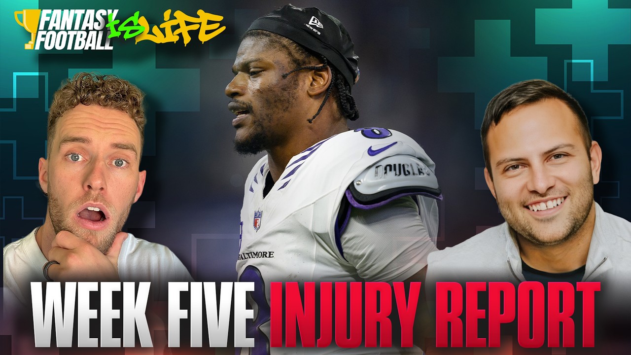LIVE: Week 5 Injury Report: What You Need to Know for Every Team