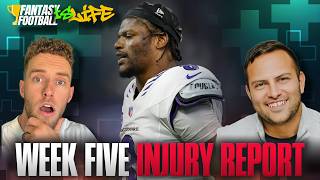 LIVE: Week 5 Injury Report: What You Need to Know for Every Team