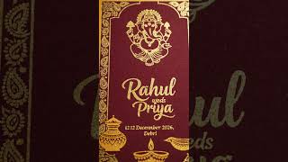 wedding Invitation format book your day #wedding
