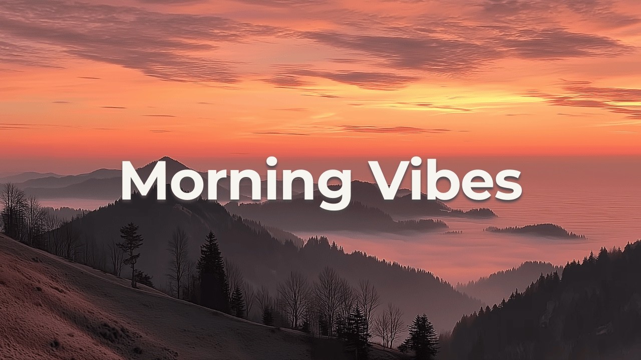 Morning Vibes ☕ Chill House Mix for Work & Study | Misty Sunrise Playlist