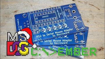 Arduino based PS/2 to Serial mouse adapter (#DOScember )