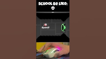 School Be Like in Geometry Dash 💀! #geometrydash #nostalgia #mouse #handcam #hacker #hack