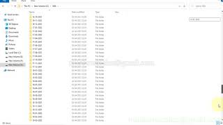 How to create FOLDERS for 365 DAYS at once using vba in excel