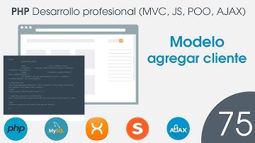 🐘 CURSO de PHP MVC POO MySQL - 75 Modelo agregar cliente